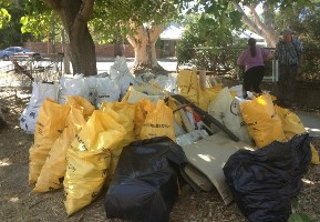 Bags of rubbish